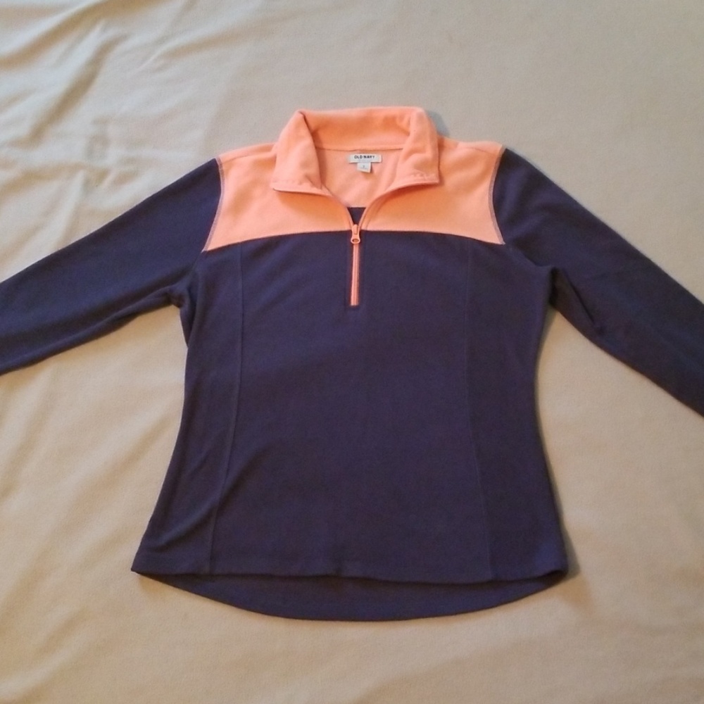 Old Navy Navy blue/coral sweatshirt